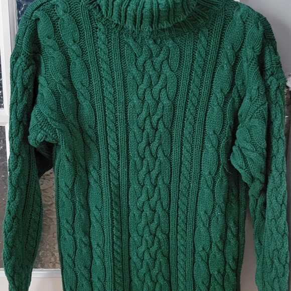 Vintage dark green sweater San Francisco - Picture 1 of 2